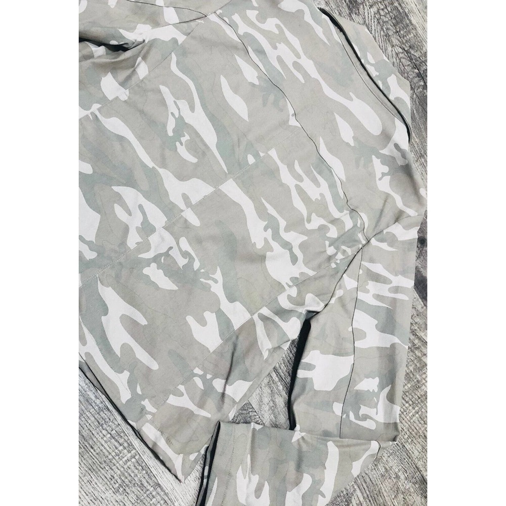 NWT Adyson Parker Camo Jacket Sz L Chest 40/42” Moto Jacket Womens Green Camo - Picture 3 of 6